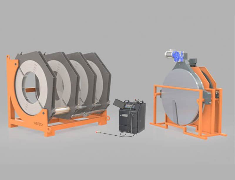 CNC W1200 Polyethylene Pipe Hydraulic Butt Welding Machine